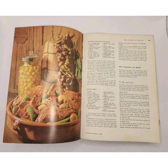 The Good Housekeeping Cookbook Hardcover Book Blue Cover - Picture 13 of 14